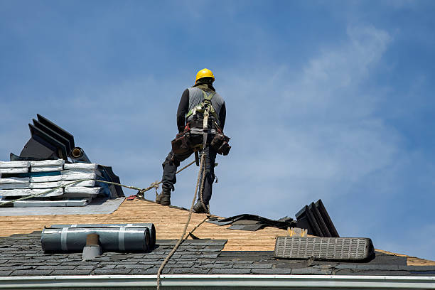 Professional Roof Installation technician working in Flemington, NJ